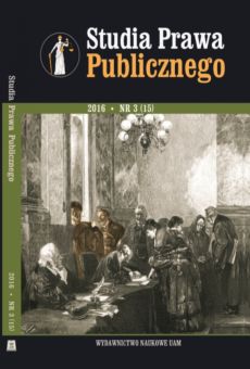 Studia Prawa Publicznego 3(15)/2016