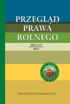 Przegląd Prawa Rolnego 2(17)/2015