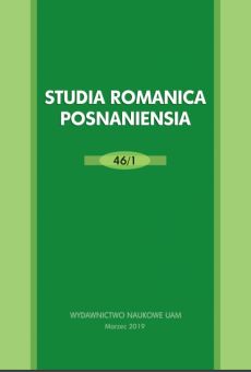 Studia Romanica Posnaniensia 46/1. Les études comparatives des points de vue synchronique et diachronique