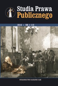 Studia Prawa Publicznego 1(13)/2016