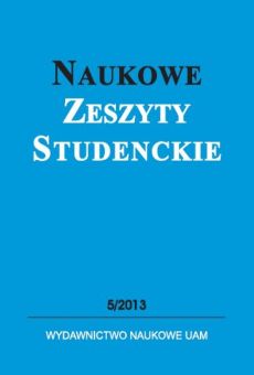 Naukowe Zeszyty Studenckie 5/2013