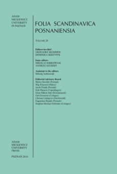 Folia Scandinavica Posnaniensia, Vol. 20