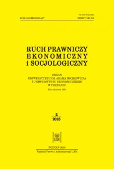 Ruch Prawniczy, Ekonomiczny i Socjologiczny 2/2018