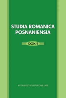 Studia Romanica Posnaniensia XXXIX/4