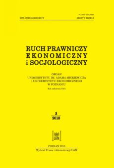 Ruch Prawniczy, Ekonomiczny i Socjologiczny 3/2018