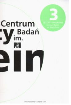 Zeszyty Naukowe Centrum Badań im. Edyty Stein nr 3