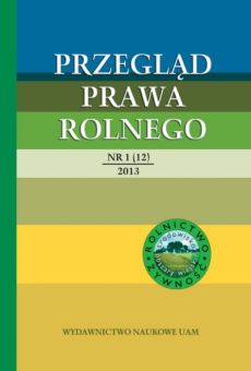 Przegląd Prawa Rolnego 1(12)/2013