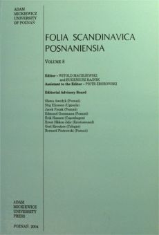 Folia Scandinavica Posnaniensia, Vol. 8