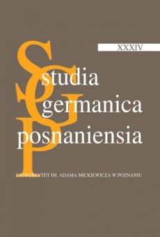 Studia Germanica Posnaniensia, v. XXXIV
