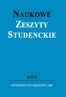 Naukowe Zeszyty Studenckie 6/2015