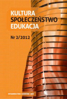 Kultura – Społeczeństwo – Edukacja 2(2)/2012