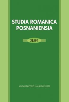 Studia Romanica Posnaniensia XLIII/1