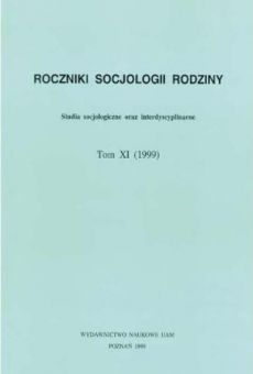 Roczniki Socjologii Rodziny, tom XI (1999)