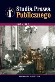 Studia Prawa Publicznego 2(2)/2013