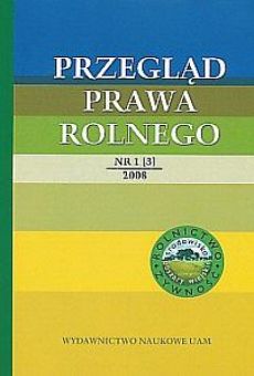 Przegląd Prawa Rolnego 1(3)/2008