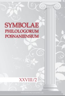 Symbolae Philologorum Posnaniensium XXVIII/2