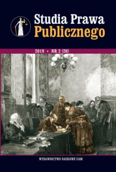 Studia Prawa Publicznego 2(26)/2019