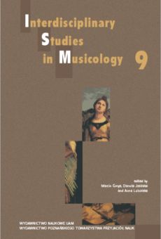 Interdisciplinary Studies in Musicology 9