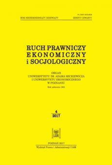 Ruch Prawniczy, Ekonomiczny i Socjologiczny 4/2017