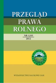 Przegląd Prawa Rolnego 1(10)/2012