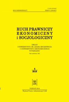 Ruch Prawniczy, Ekonomiczny i Socjologiczny 4/2018