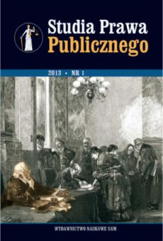 Studia Prawa Publicznego 1(1)/2013