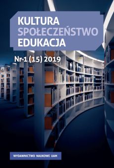Kultura – Społeczeństwo – Edukacja 1(15)2019 