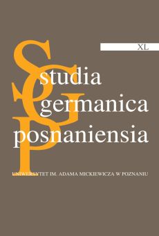 Studia Germanica Posnaniensia, v. XL