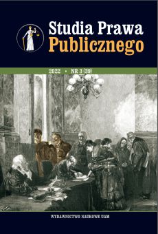 Studia Prawa Publicznego 3(39)/2022