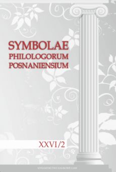 Symbolae Philologorum Posnaniensium, XXVI/2