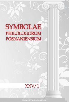 Symbolae Philologorum Posnaniensium XXV/1