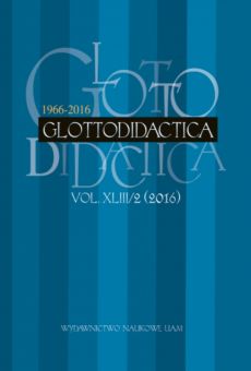 Glottodidactica, Vol. XLIII/2