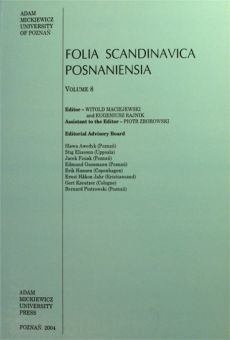 Folia Scandinavica Posnaniensia, Vol. 8