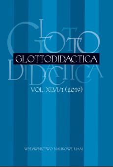 Glottodidactica, Vol. XLVI/1