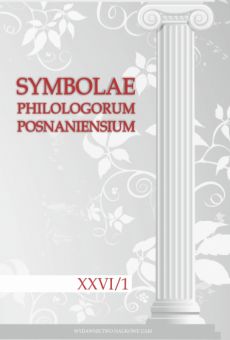 Symbolae Philologorum Posnaniensium, XXVI/1