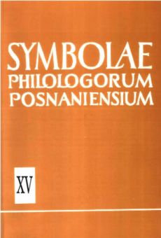 Symbolae Philologorum Posnaniensium XV