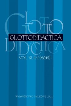 Glottodidactica, Vol. XLII/1