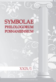 Symbolae Philologorum Posnaniensium XXIX/1