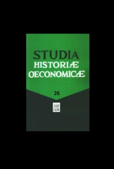 Studia Historlae Oeconomicae 26