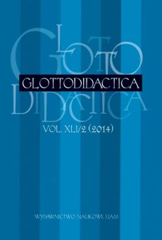 Glottodidactica, Vol. XLI/2