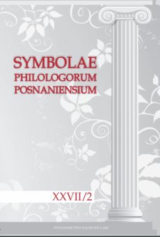 Symbolae Philologorum Posnaniensium XXVII/2