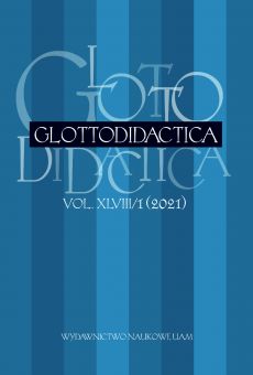 Glottodidactica, Vol. XLVIII/1