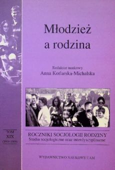 Roczniki Socjologii Rodziny, tom XIX. Młodzież a rodzina