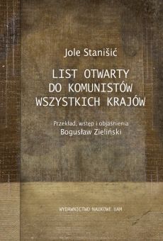 Jole Stanišić, List otwarty do komunistów wszystkich krajów (PDF)