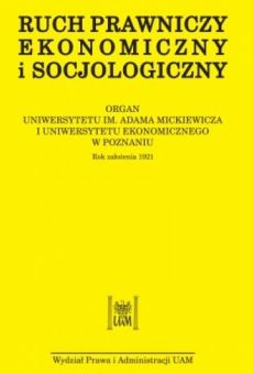 Ruch Prawniczy, Ekonomiczny i Socjologiczny 2/1999