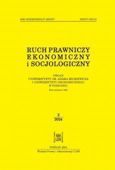 Ruch Prawniczy, Ekonomiczny i Socjologiczny 2/2024