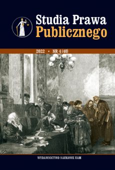Studia Prawa Publicznego 4(40)/2022