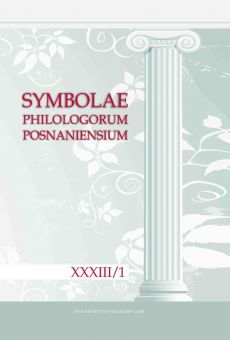 Symbolae Philologorum Posnaniensium XXXIII/1