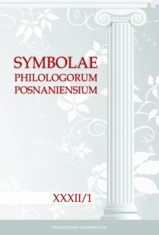 Symbolae Philologorum Posnaniensium XXXII/1
