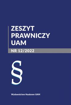 Zeszyt Prawniczy UAM 12/2022